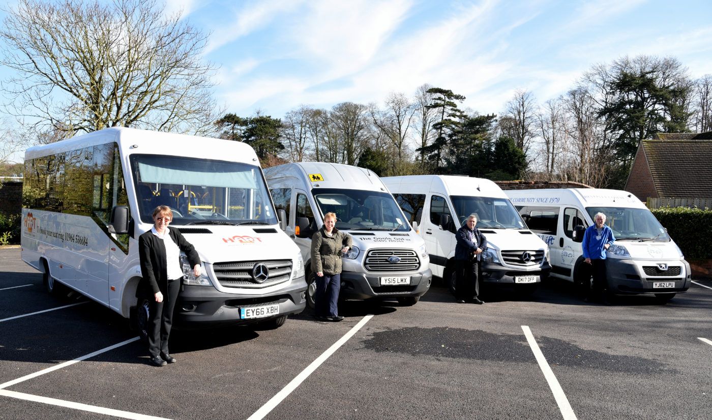 CT Drivers stood beside their vehicles with pride