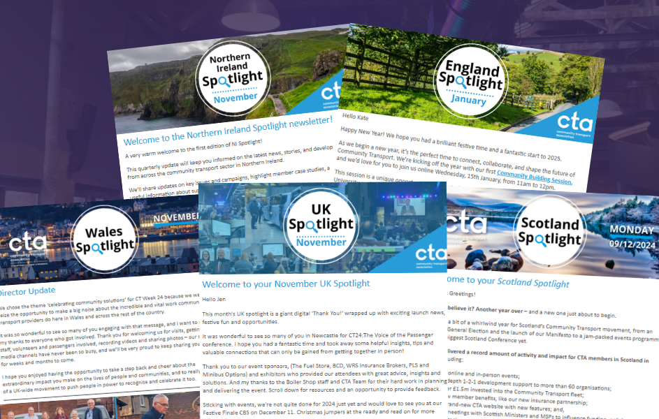 an image shows all our newsletters from each country