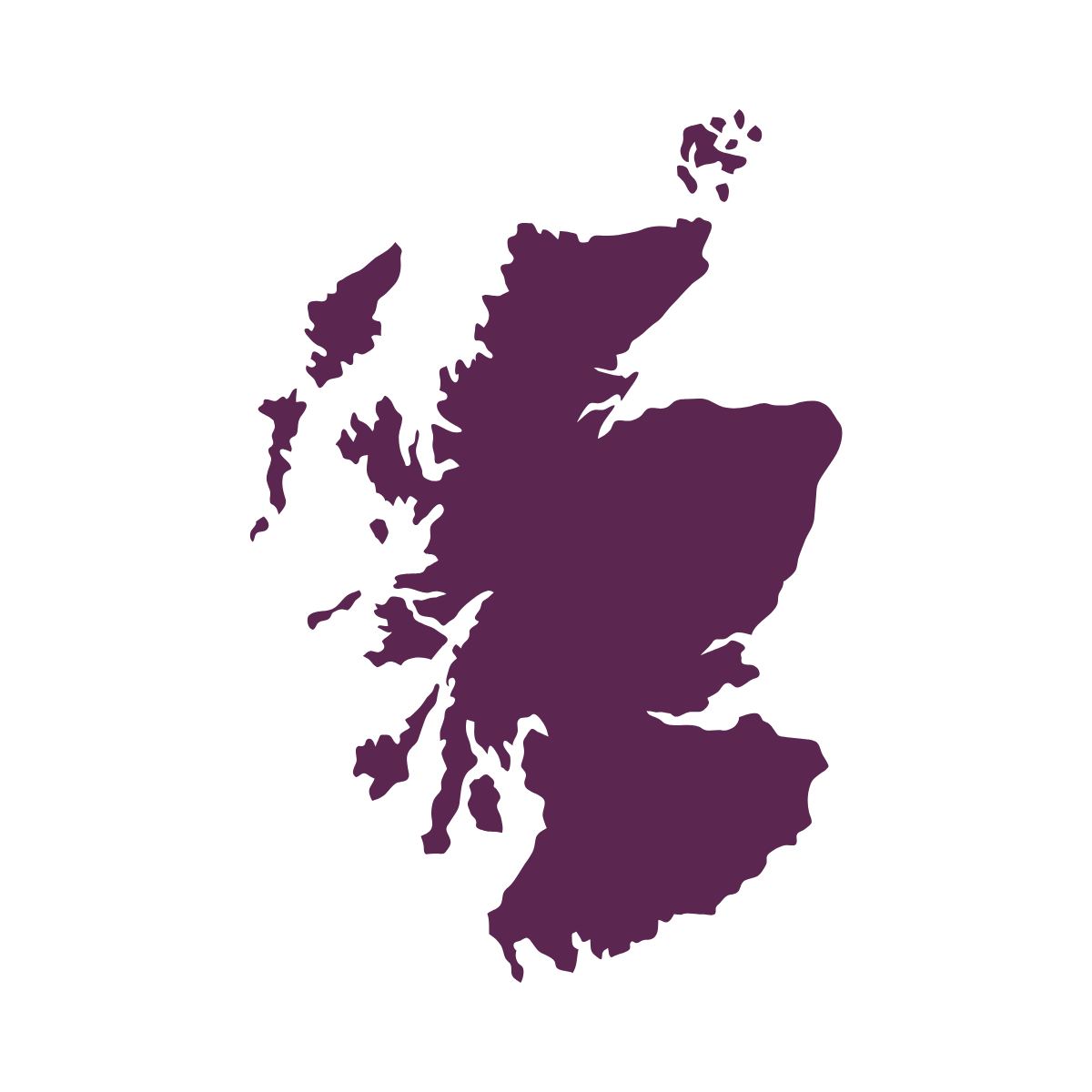 Map of Scotland