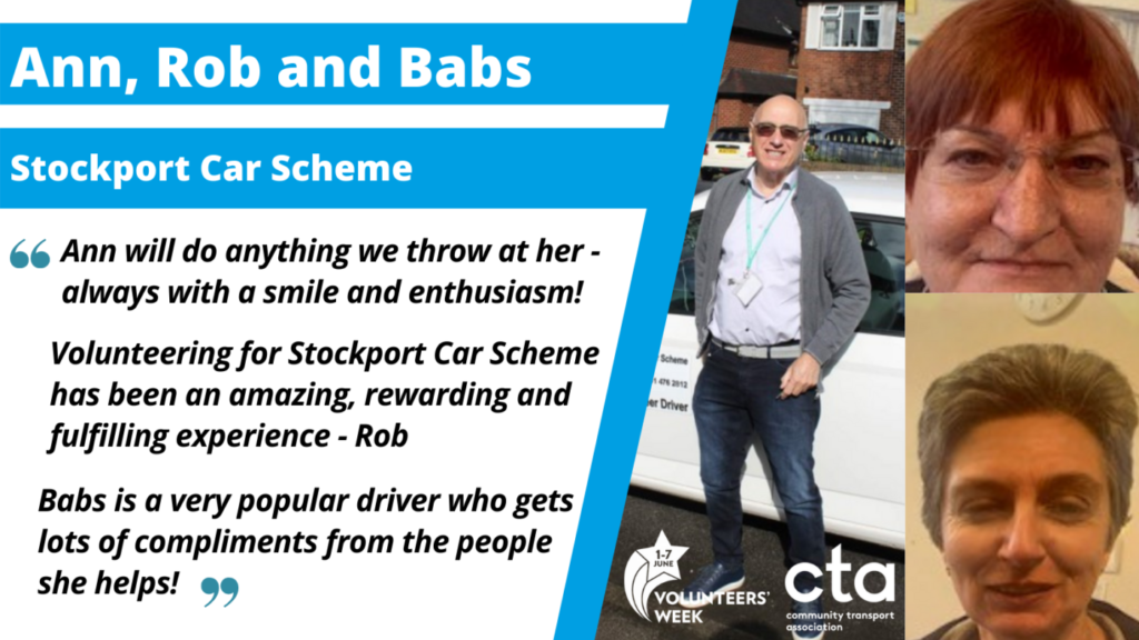 Ann, Rob and Babs Stockport Car Scheme Quote