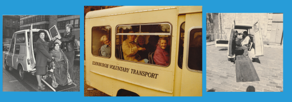 various images from LCTS showcasing their vehicles from the olden days