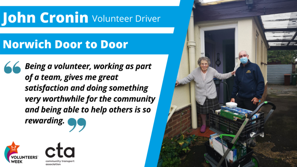 John Cronin Volunteer Quote