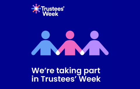 Trustees Week graphic says We are celebrating Trustees Week