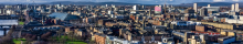 A banner of the Scotland skyline