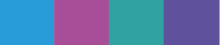 purple, blue, teal and magenta stripe rectangle