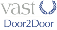 VAST Door2Door logo