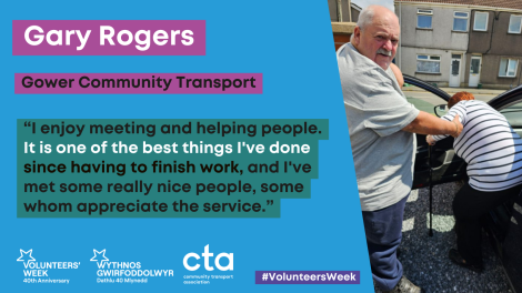Gary Rogers quote about his volunteering experience